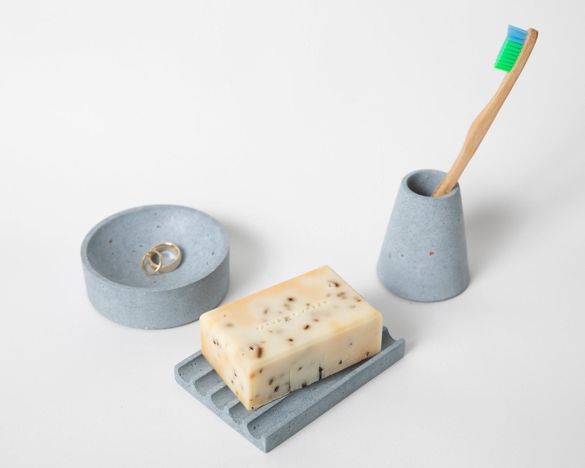 Toothbrush Holder | Light Blue Terrazzo - pretti.cool