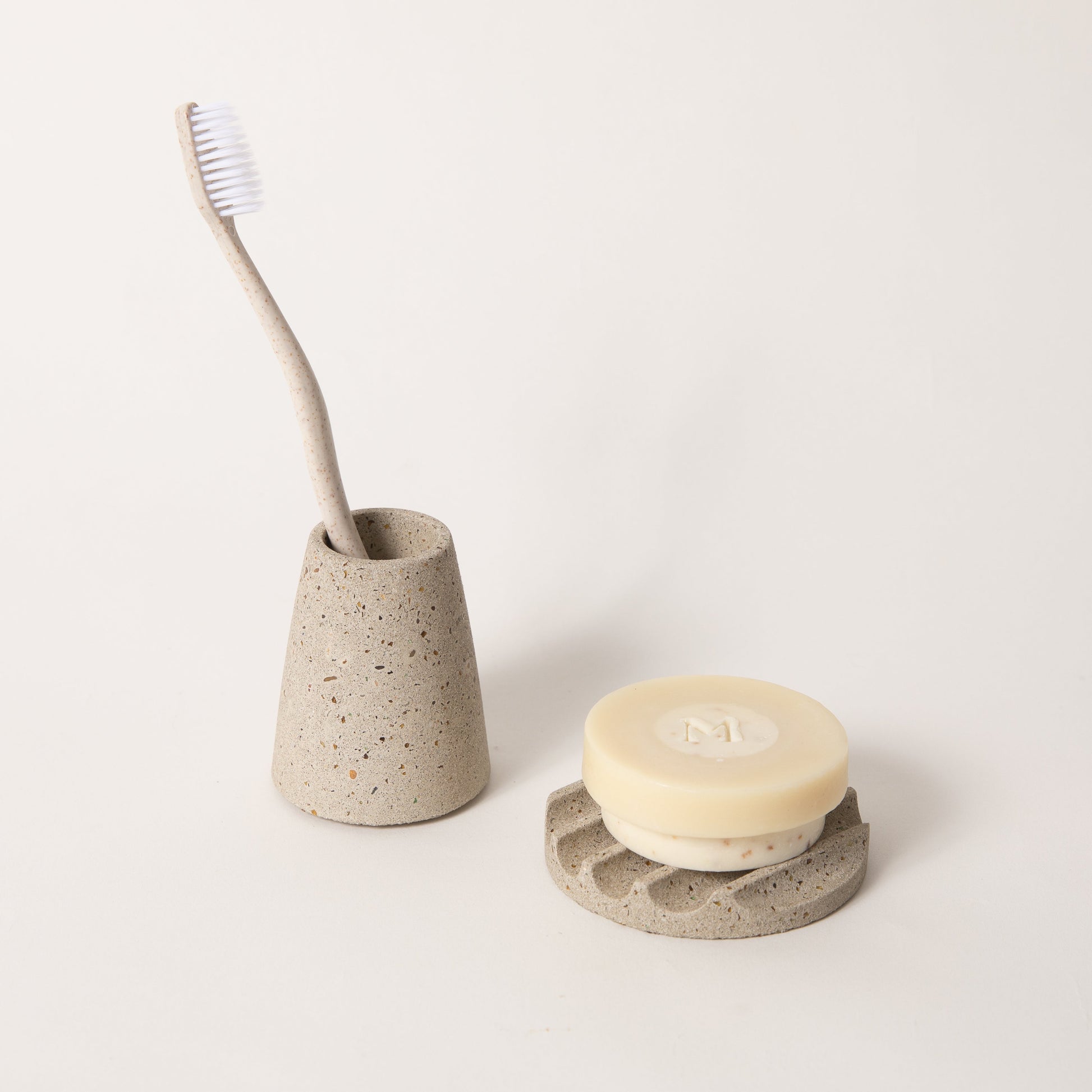 Mini Soap Dish & Toothbrush Holder Set - pretti.cool