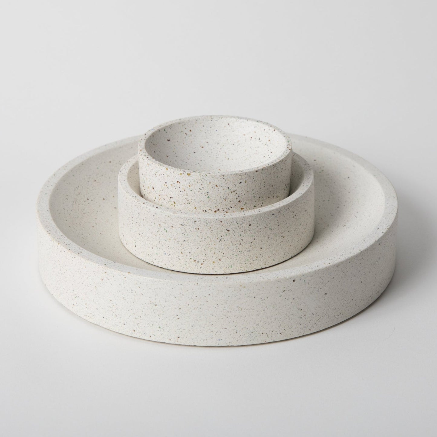 5" Catch-All | White Terrazzo - pretti.cool