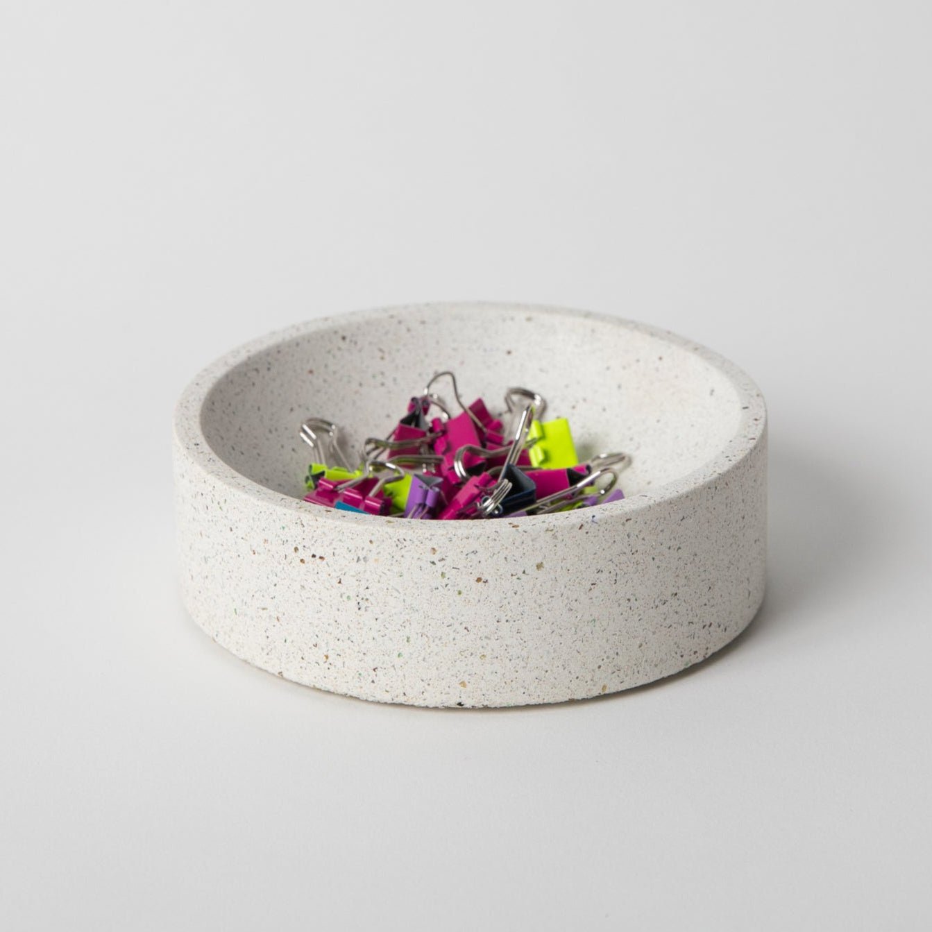 5" Catch-All | White Terrazzo - pretti.cool