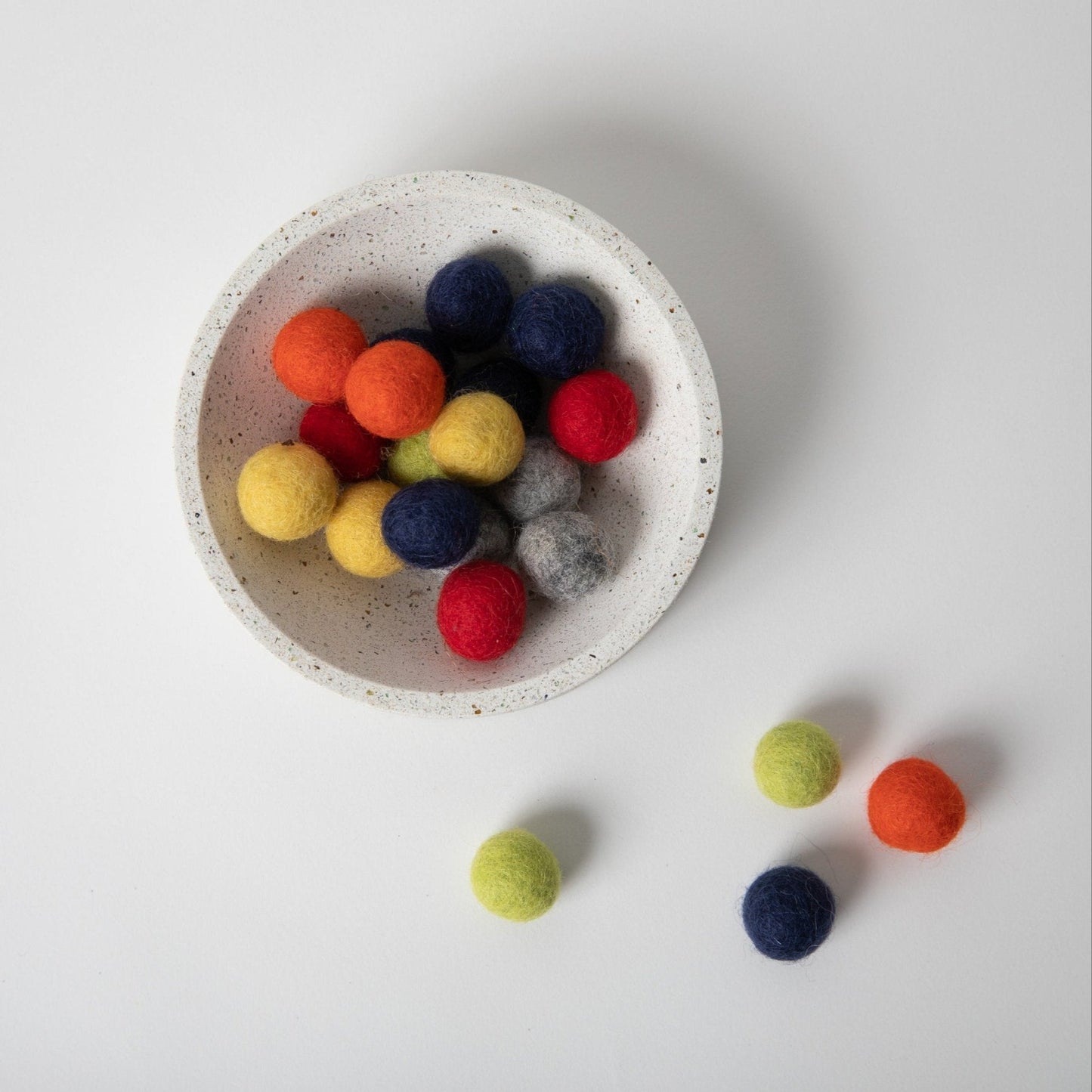 5" Catch-All | White Terrazzo - pretti.cool