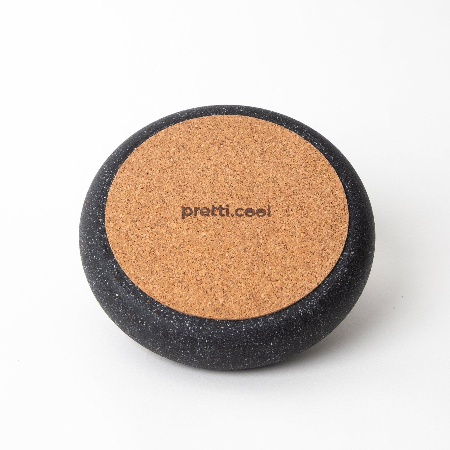 Wine Bottle Coaster | Black Terrazzo - pretti.cool