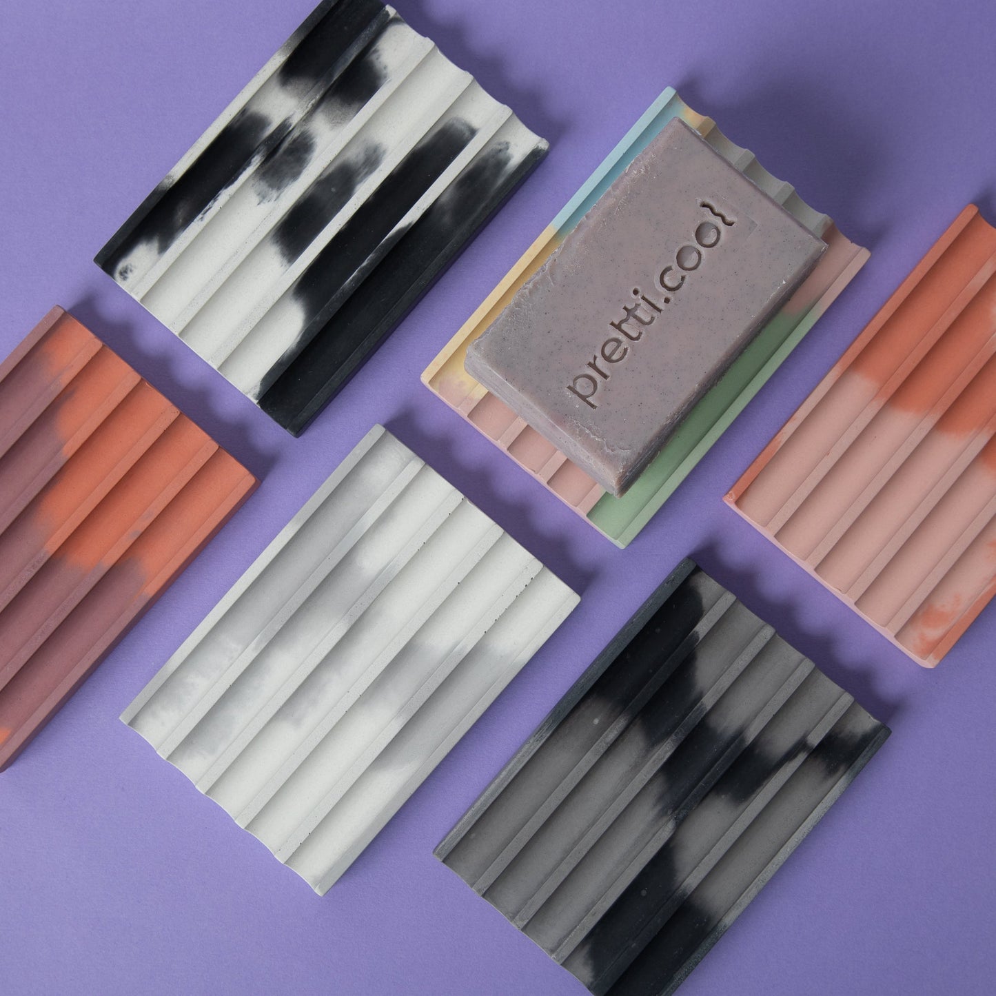 Soap Dish | Black & Grey