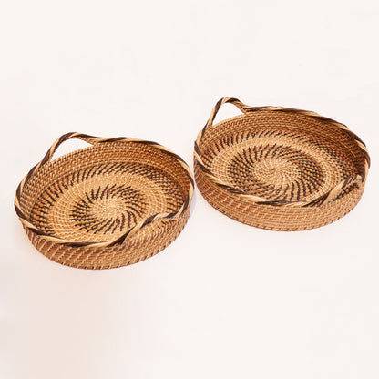 Cuenca Rattan Serving Tray