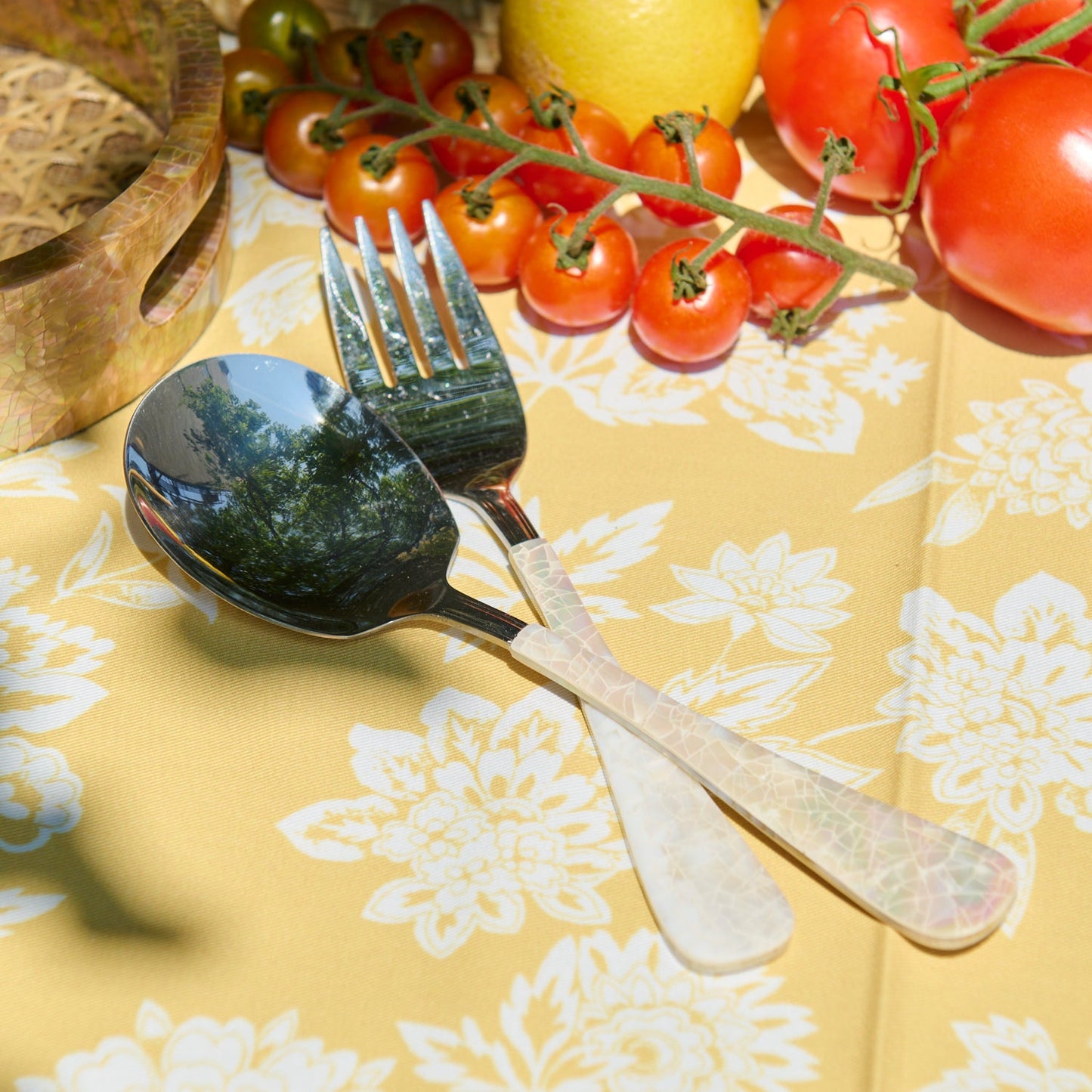 Mother Of Pearl Serving Set