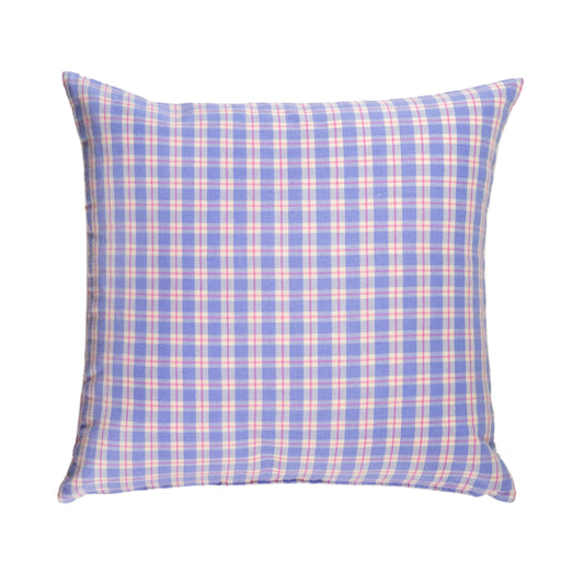 Archive NY Sofia Plaid Square Pillow in Periwinkle