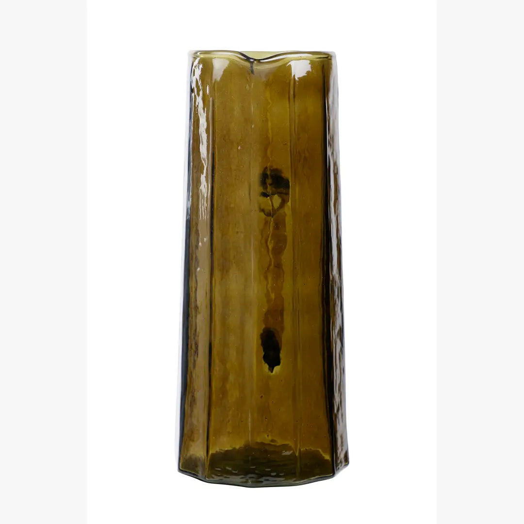 Hammered water pitcher, Brown- 6.25 x 9.5 Inches