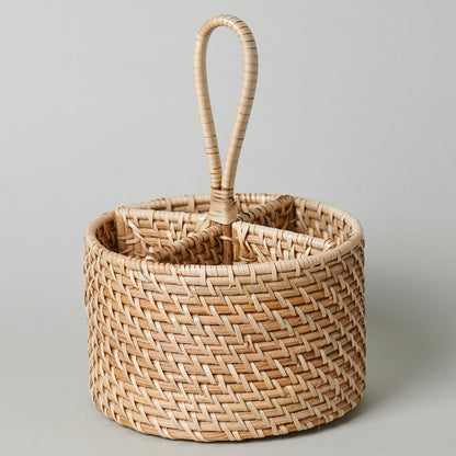 Balai Woven Rattan Utensil Holder