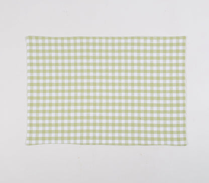 Mini Checkered Cotton Placemats (set of 4), 19 x 13 Inch