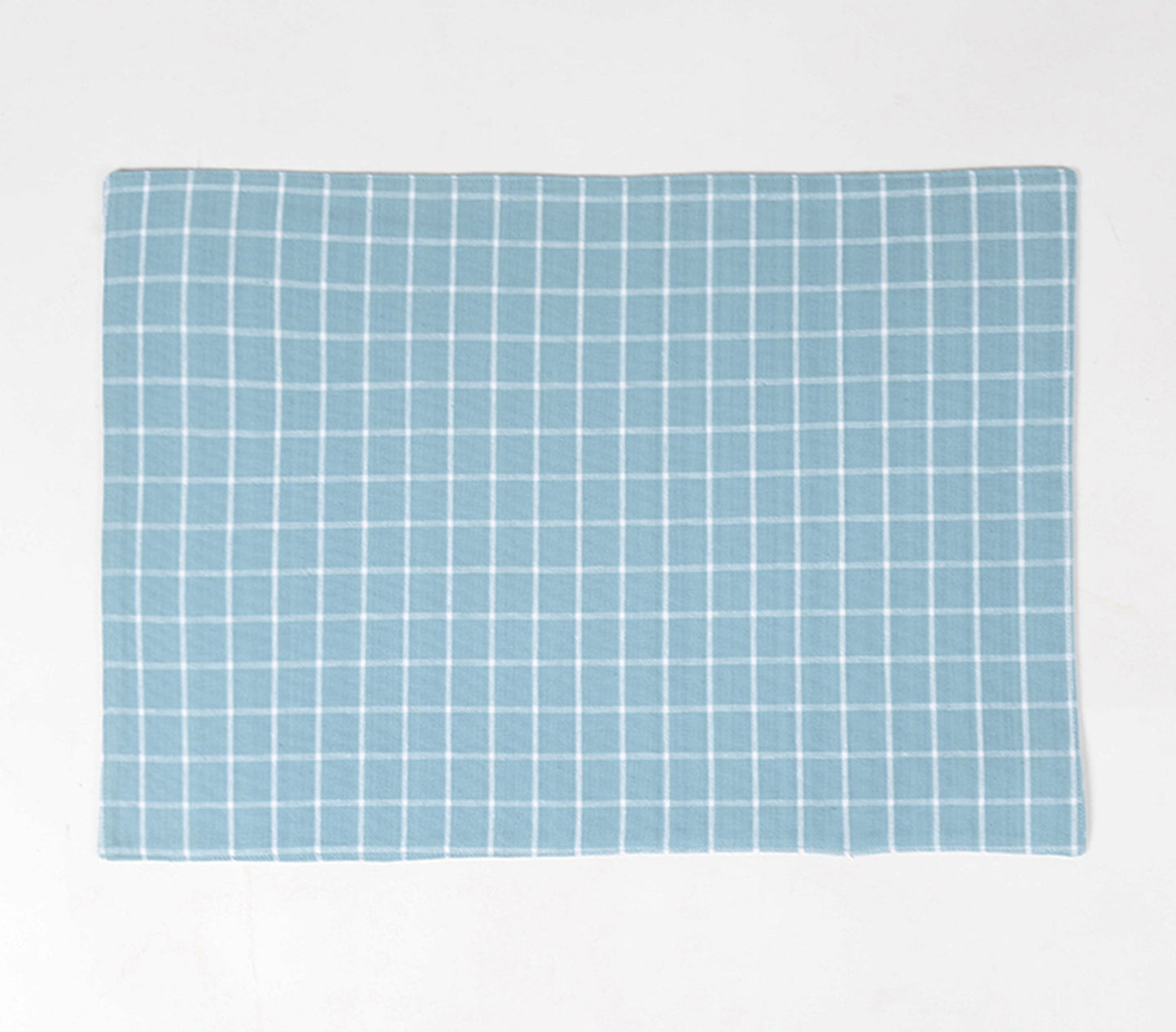 Checkered Sky Cotton Placemats (set of 4), 18.5 X 13 inch- 2 SETS