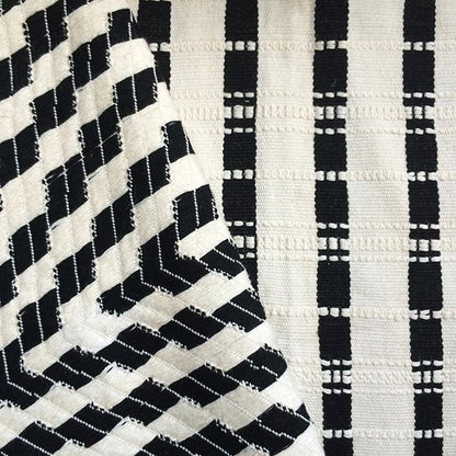 Backordered: Almolonga Zig Zag Pillow - Black and White
