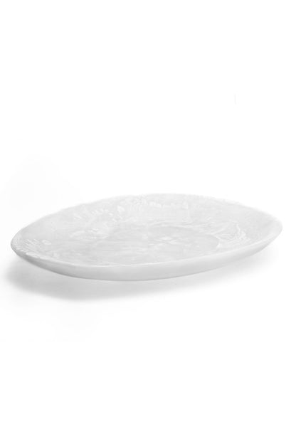Small Shell  Platter - White Swirl