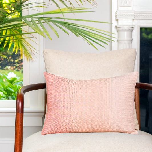 Pink Horizon Lumbar Pillow