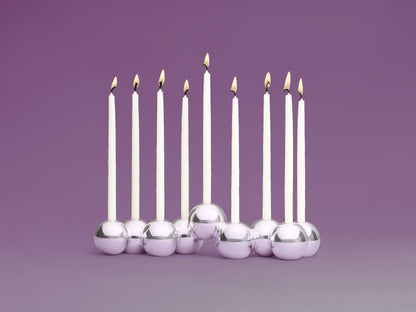 Bubble Menorah (Aluminum)