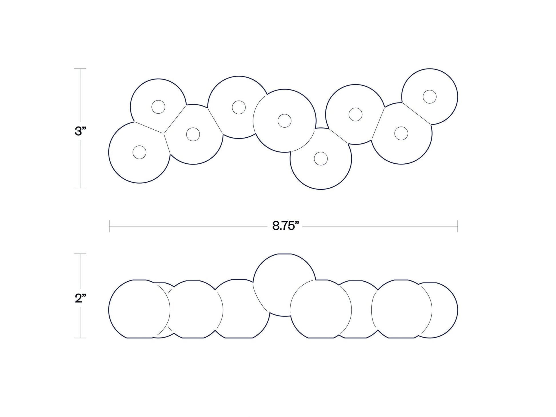 Bubble Menorah (Ceramic) - Shop Tchotchke