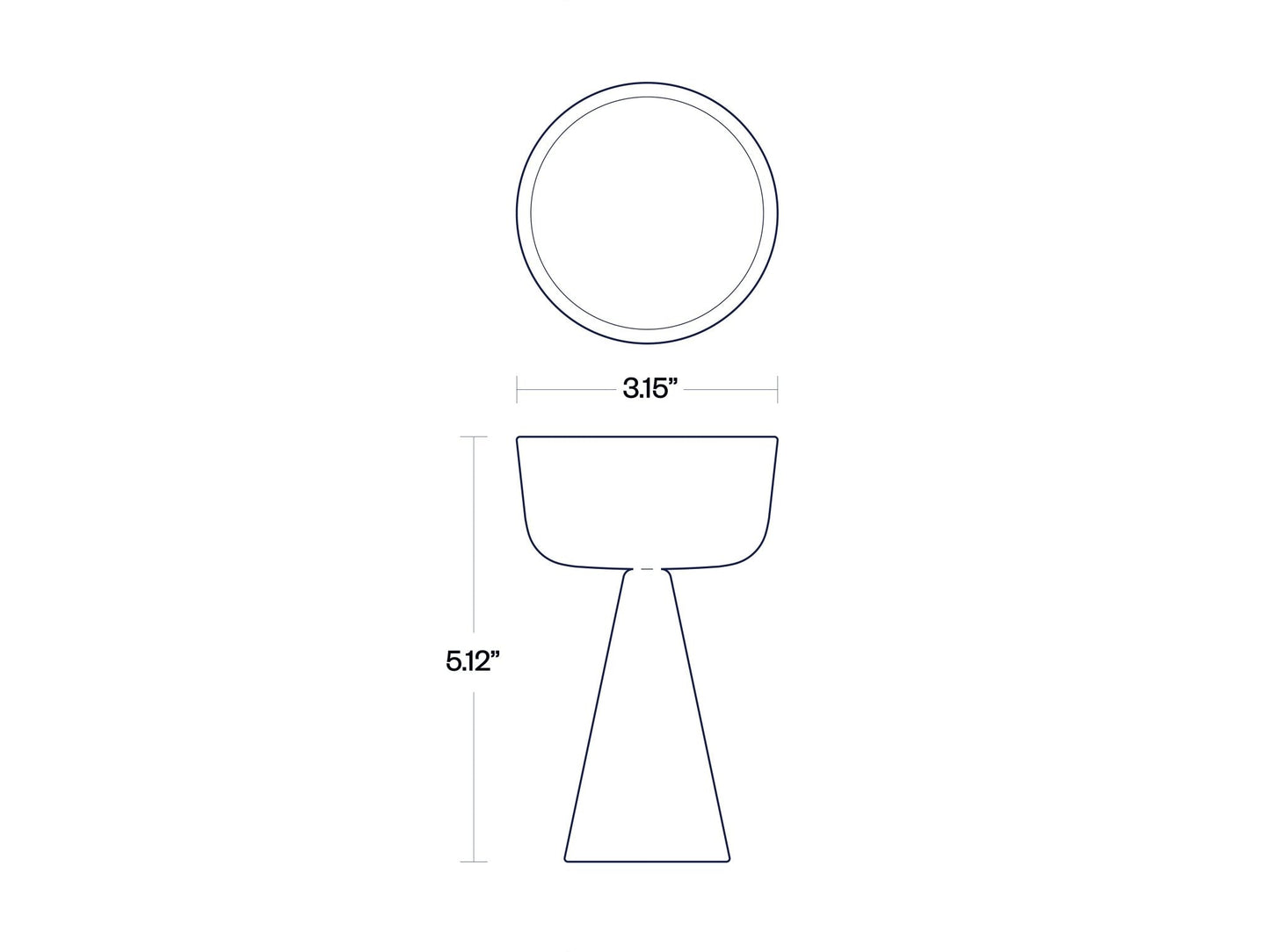 Cone Kiddush Cup - Shop Tchotchke