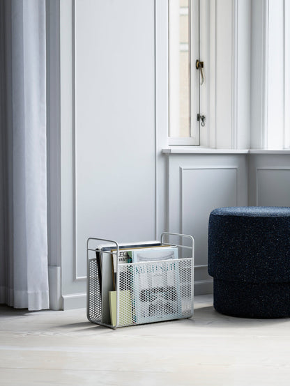 ANALOG MAGAZINE RACK - WHITE