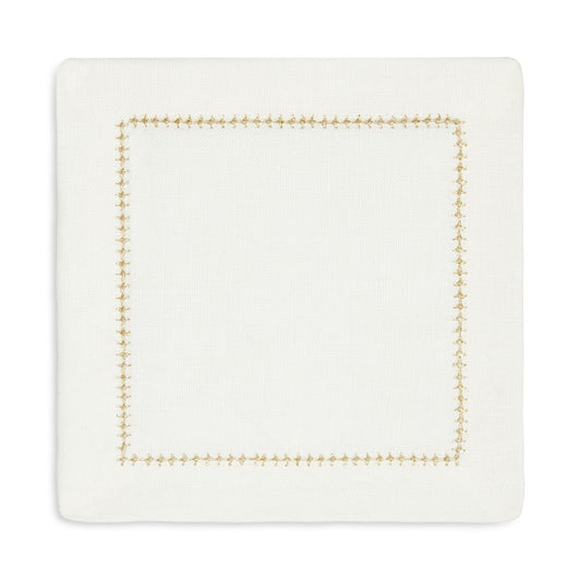 DOLCE LINEN NAPKINS, GOLD (SET OF 4)