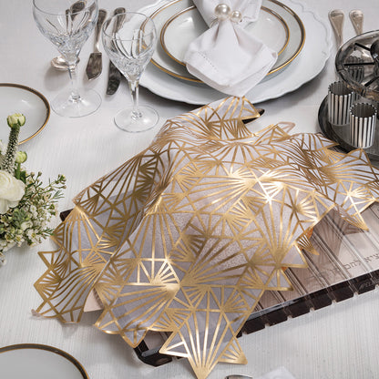 Challah Cover Magen David Gold
