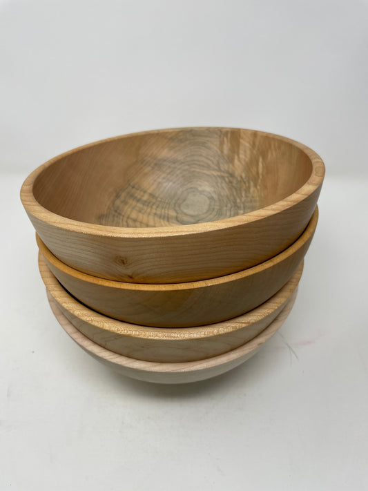 Edgartown Maple Four Bowl Set 10"