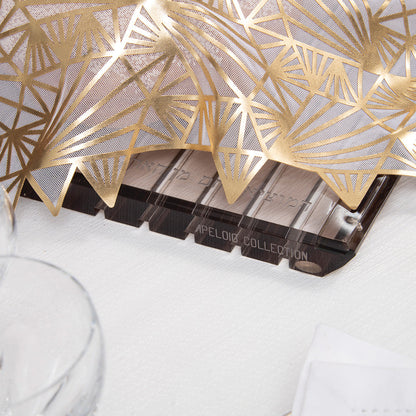 Challah Cover Magen David Gold
