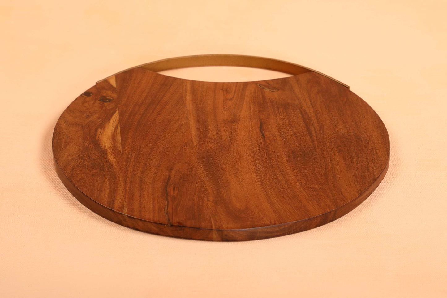 Handmade Wood Charcuterie Board - Round -  12 inches (Set of 2)