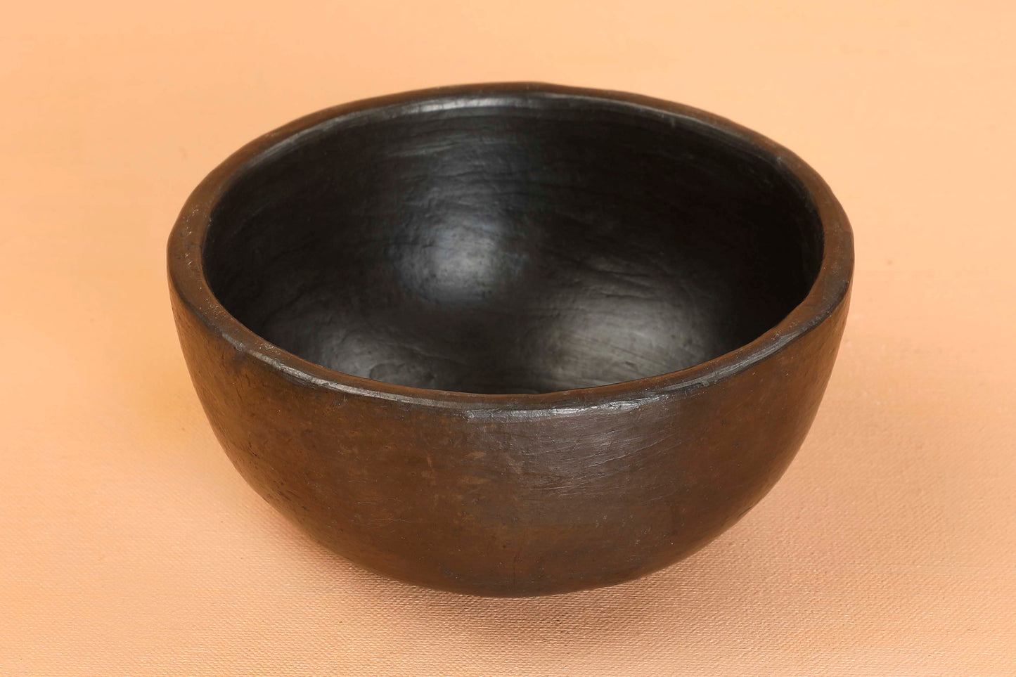 Earthenware Clay Longpi Pottery Bowl, 6x2 Inch (Set of 2)