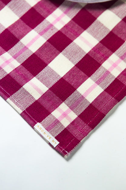 Abigail Plaid Placemat Set