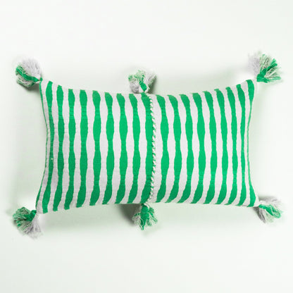 Antigua Pillow - Kelly Green