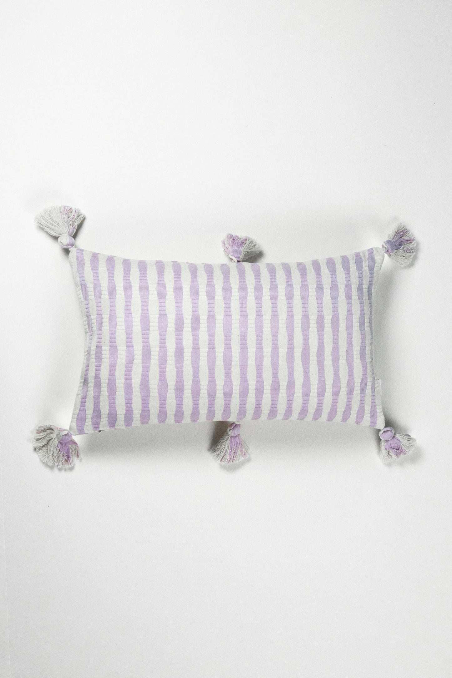 Antigua Pillow - Light Lavender Stripe - replaced
