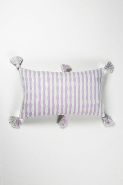 Antigua Pillow - Light Lavender Stripe - replaced