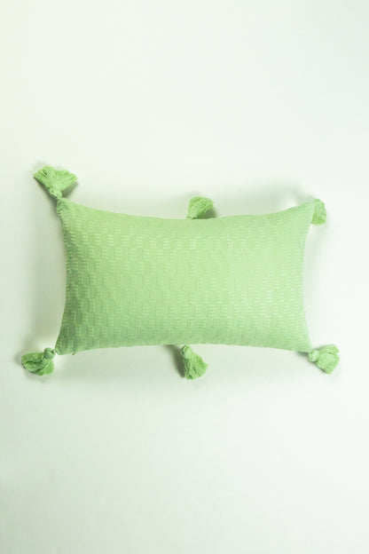 Antigua Pillow - Light Pistachio Solid