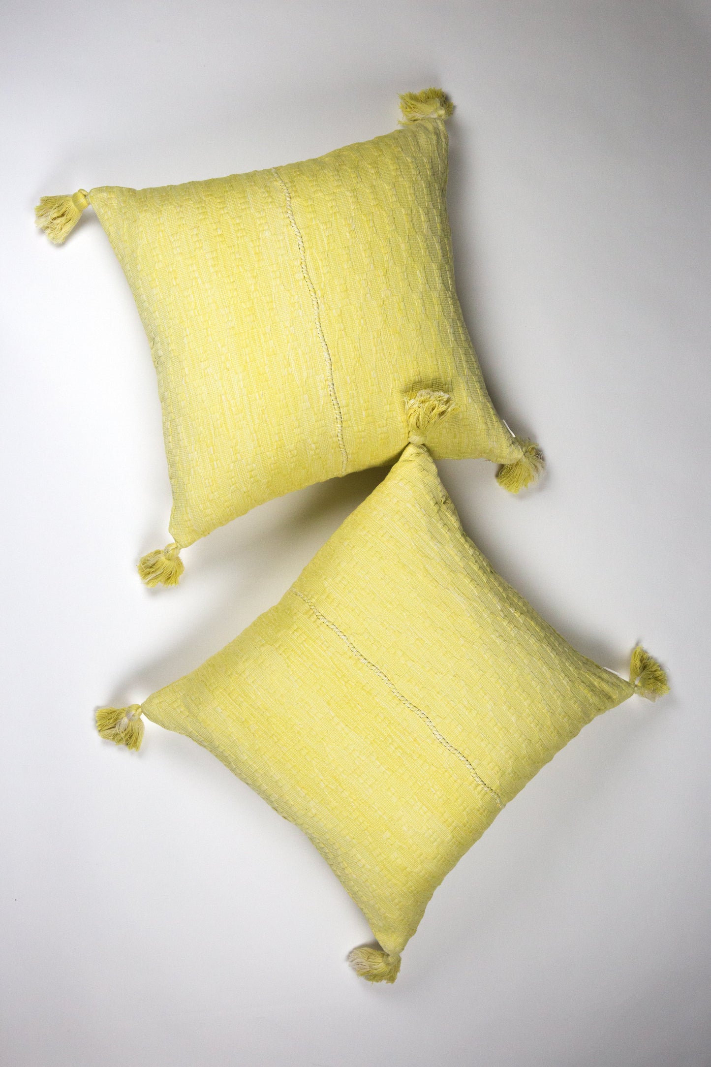 Antigua Pillow - Naturally Dyed Yellow