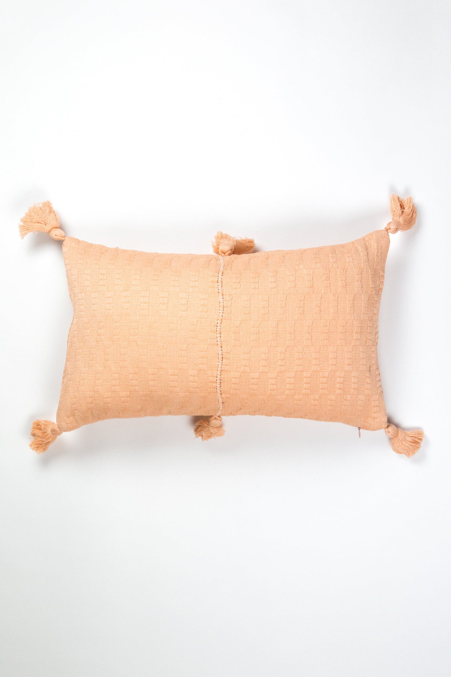 Antigua Pillow - Peach Solid
