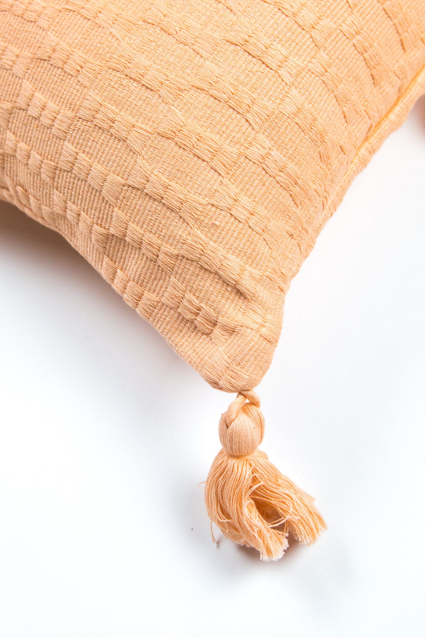 Antigua Pillow - Peach Solid