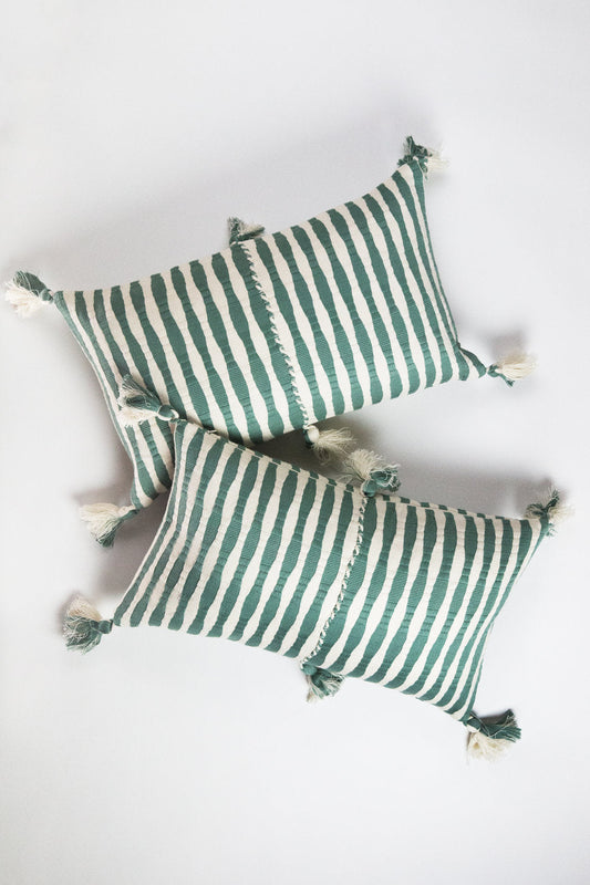 Antigua Pillow - Dusty Green