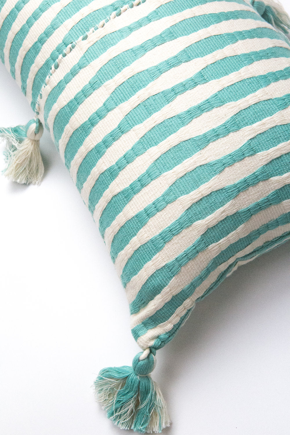 Antigua Pillow - Faded Aqua