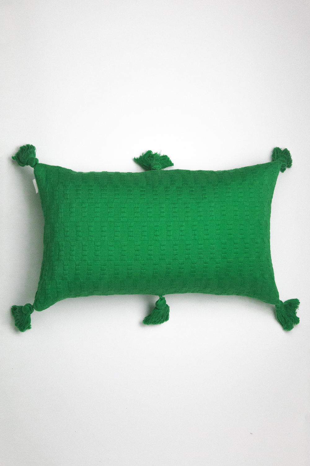 Antigua Pillow - Grass Green Stripe