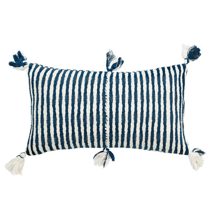 Antigua Pillow - Dark Teal Blue