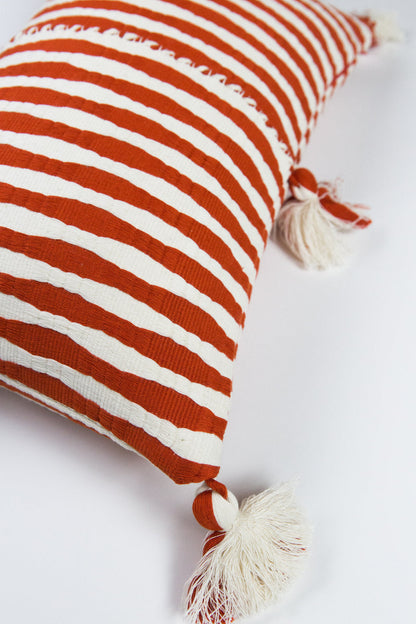 Antigua Pillow - Tomato Red