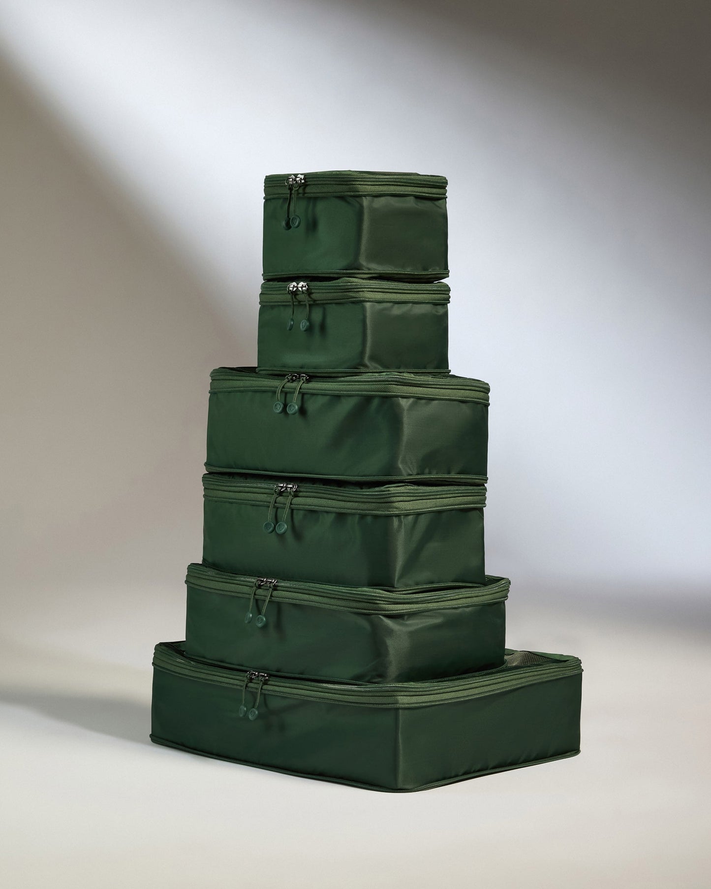 Packing Cubes in Green - Set of 6