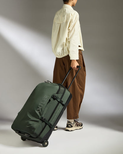 Discovery Wheeled Duffel in Dark Forest Green
