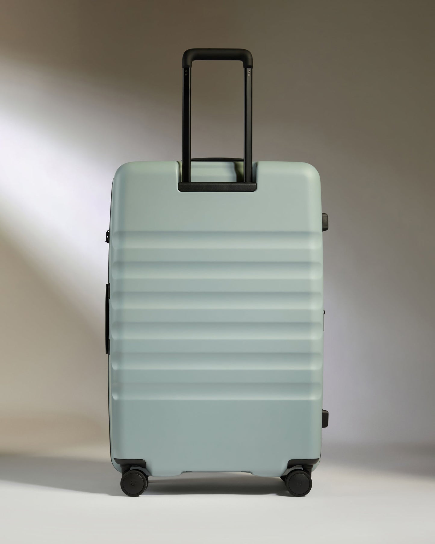 Large Luggage in Mist Blue - Icon Stripe