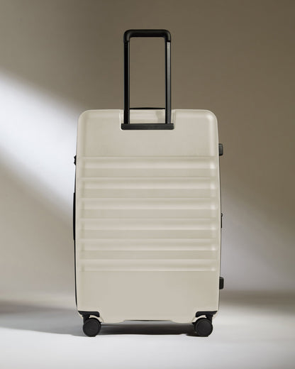 Large Luggage in Taupe - Icon Stripe