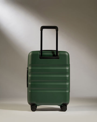 Carry-on with Pocket Luggage in Antler Green - Icon Stripe