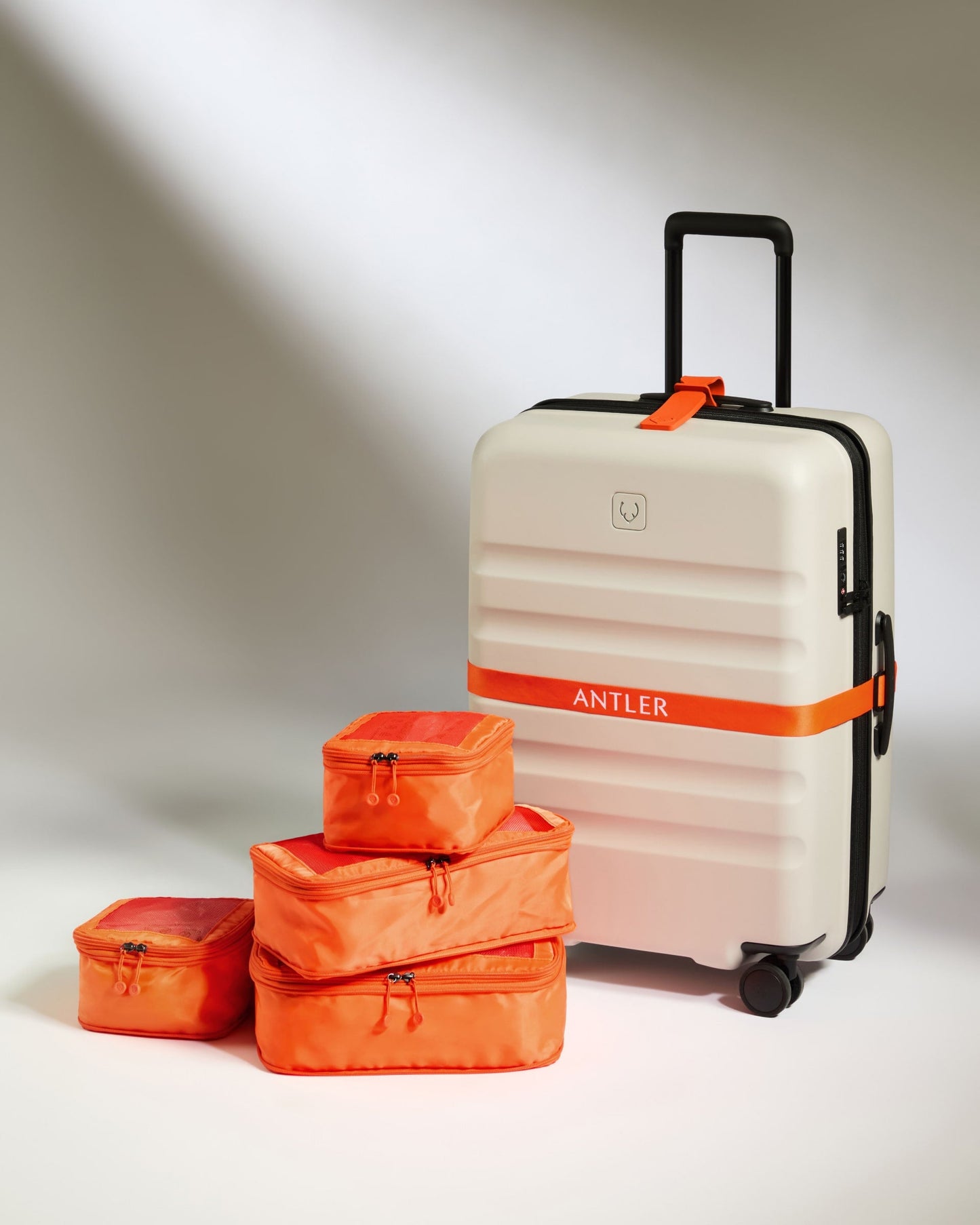 Compression Packing Cubes in Coral - Set of 4