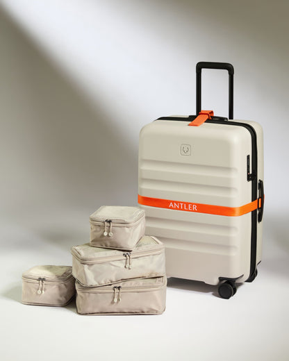Compression Packing Cubes in Taupe - Set of 4