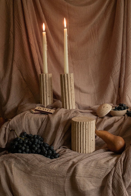 Travertine Salt Cellar