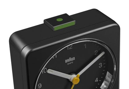 LARGE TRAVEL ALARM CLOCK - BLACK