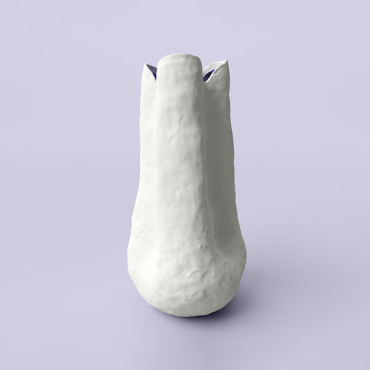 Barbara White Porcelain Vase